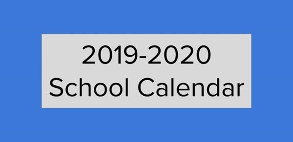 2019-2020 School Calendar