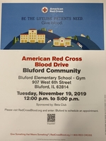 November Blood Drive.